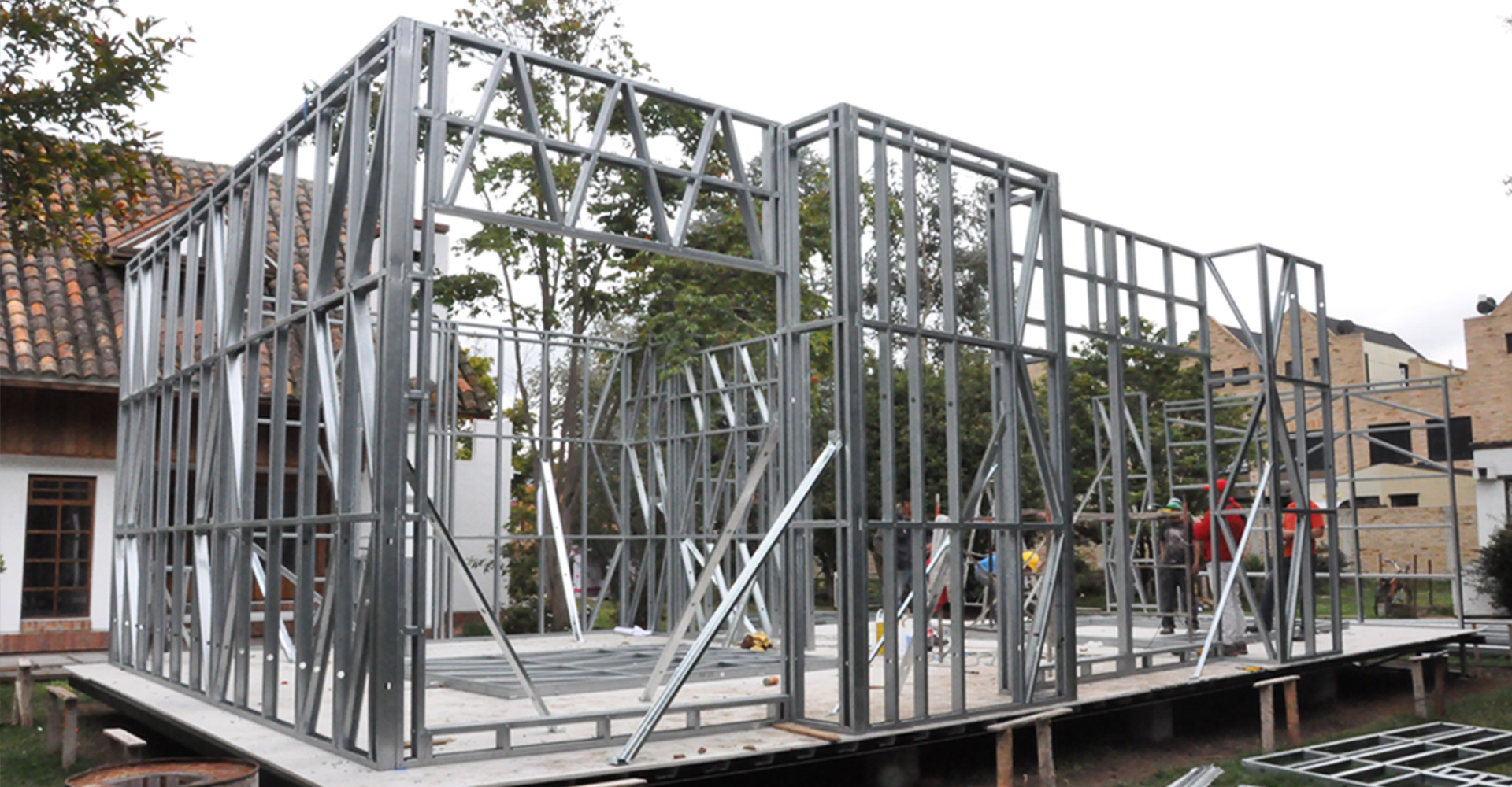 Grupo Gámez — montaje estructura Steel Framing Colombia